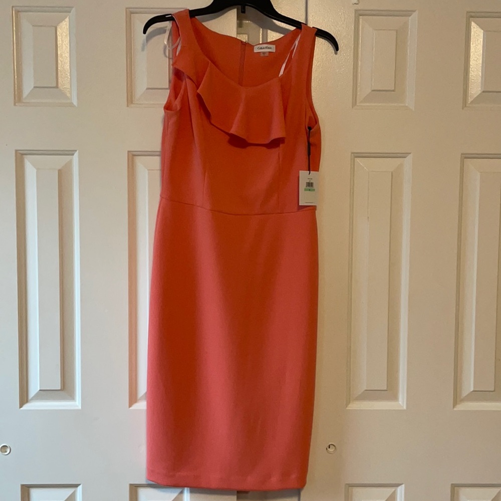 Calvin Klein Peach Dress